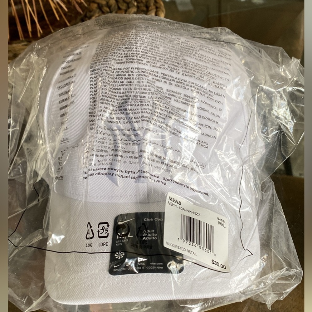 Club hat, Nike white Yankees